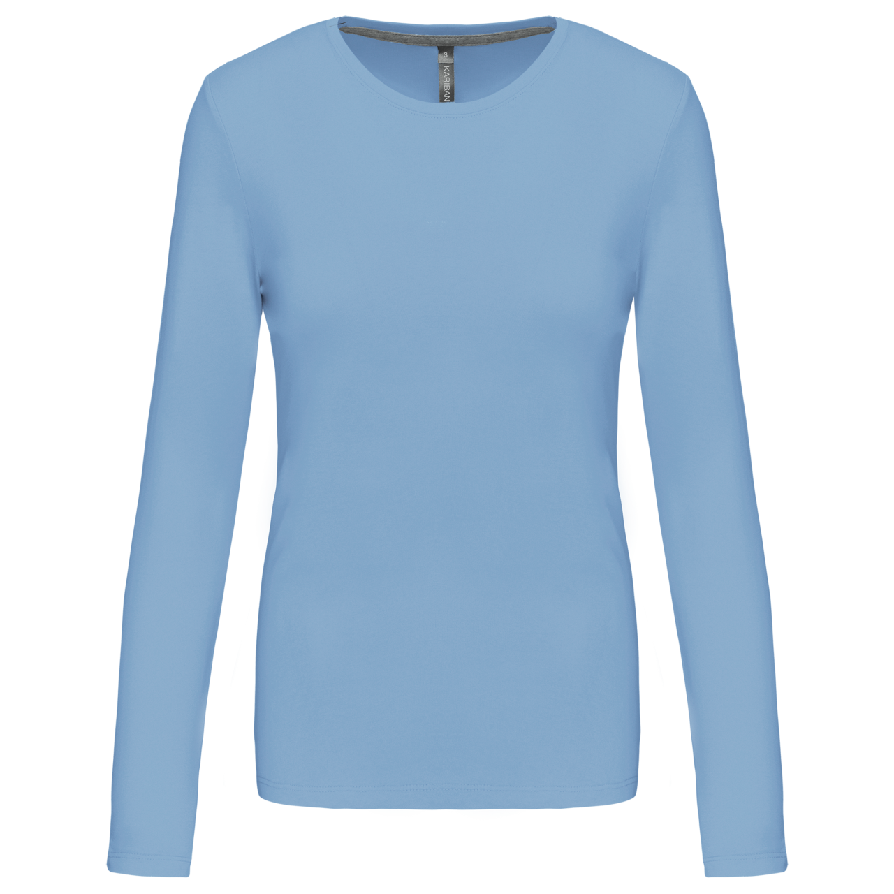 Kariban LADIES' LONG-SLEEVED CREW NECK T-SHIRT