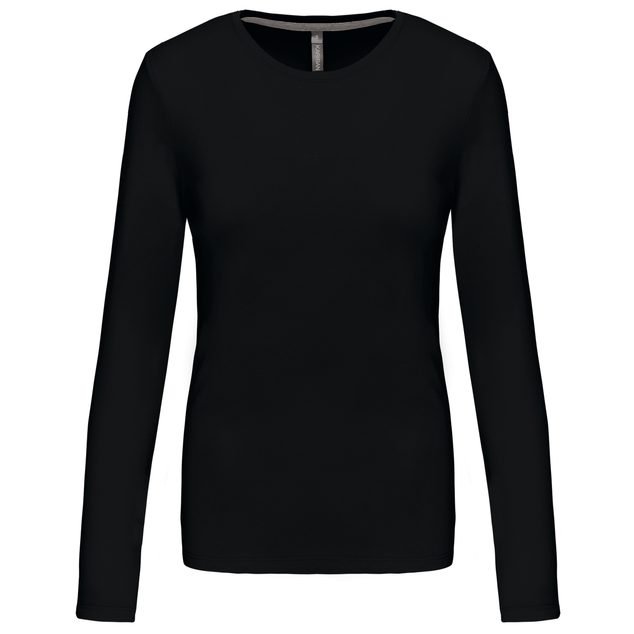Kariban LADIES' LONG-SLEEVED CREW NECK T-SHIRT