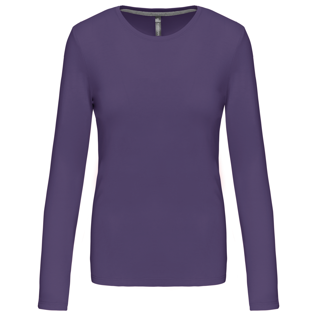Kariban LADIES' LONG-SLEEVED CREW NECK T-SHIRT