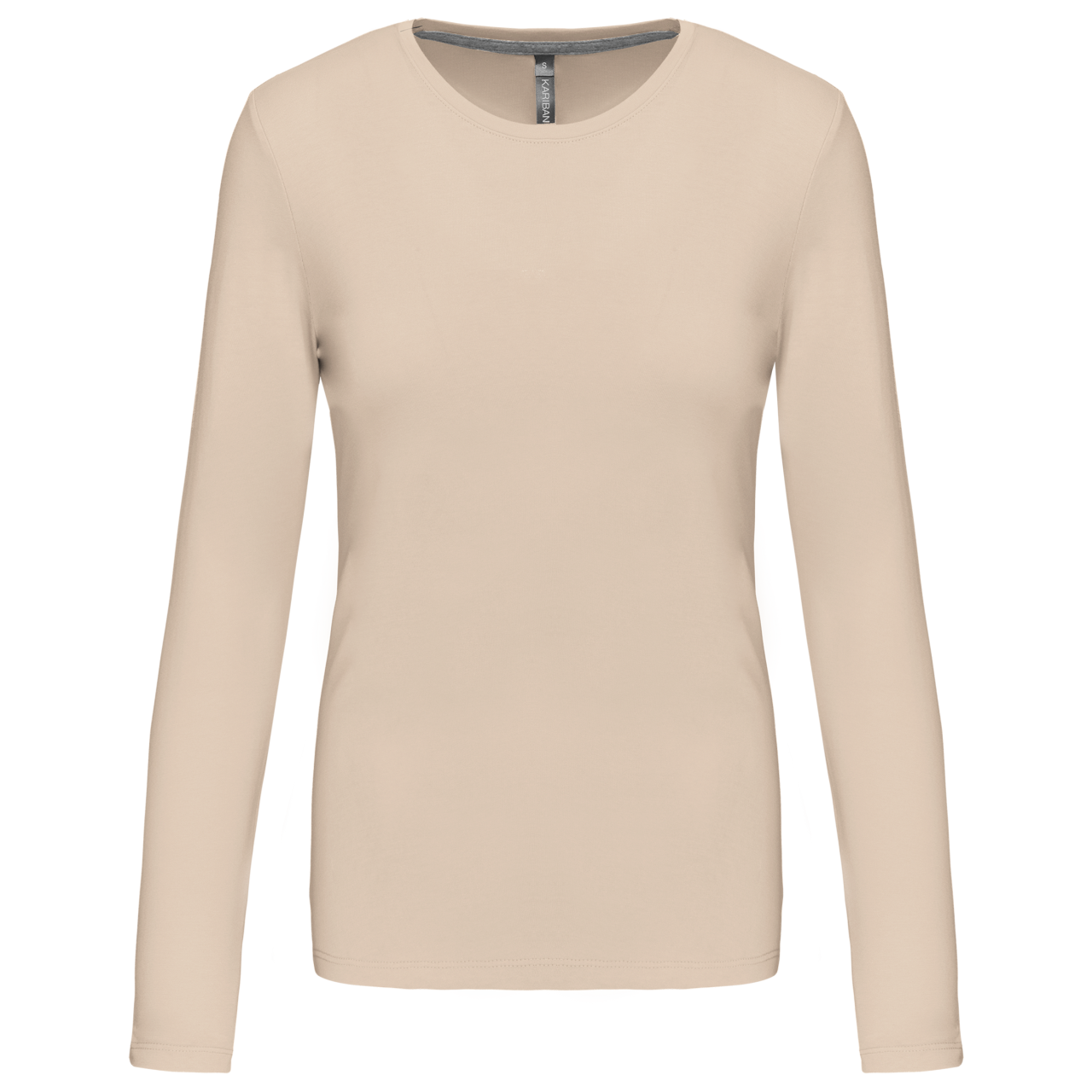 Kariban LADIES' LONG-SLEEVED CREW NECK T-SHIRT