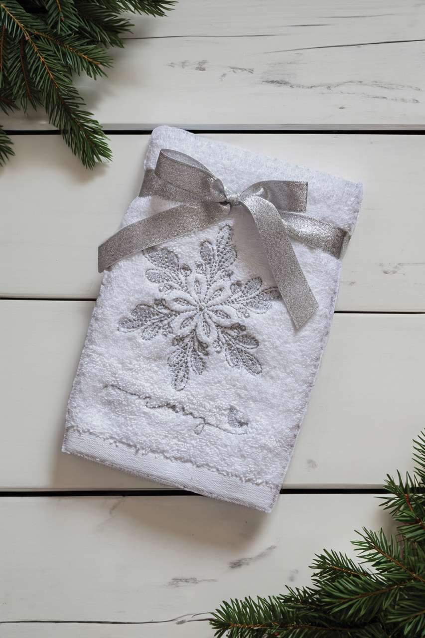Olima OLIMA CHRISTMAS TOWEL - SNOWFLAKE
