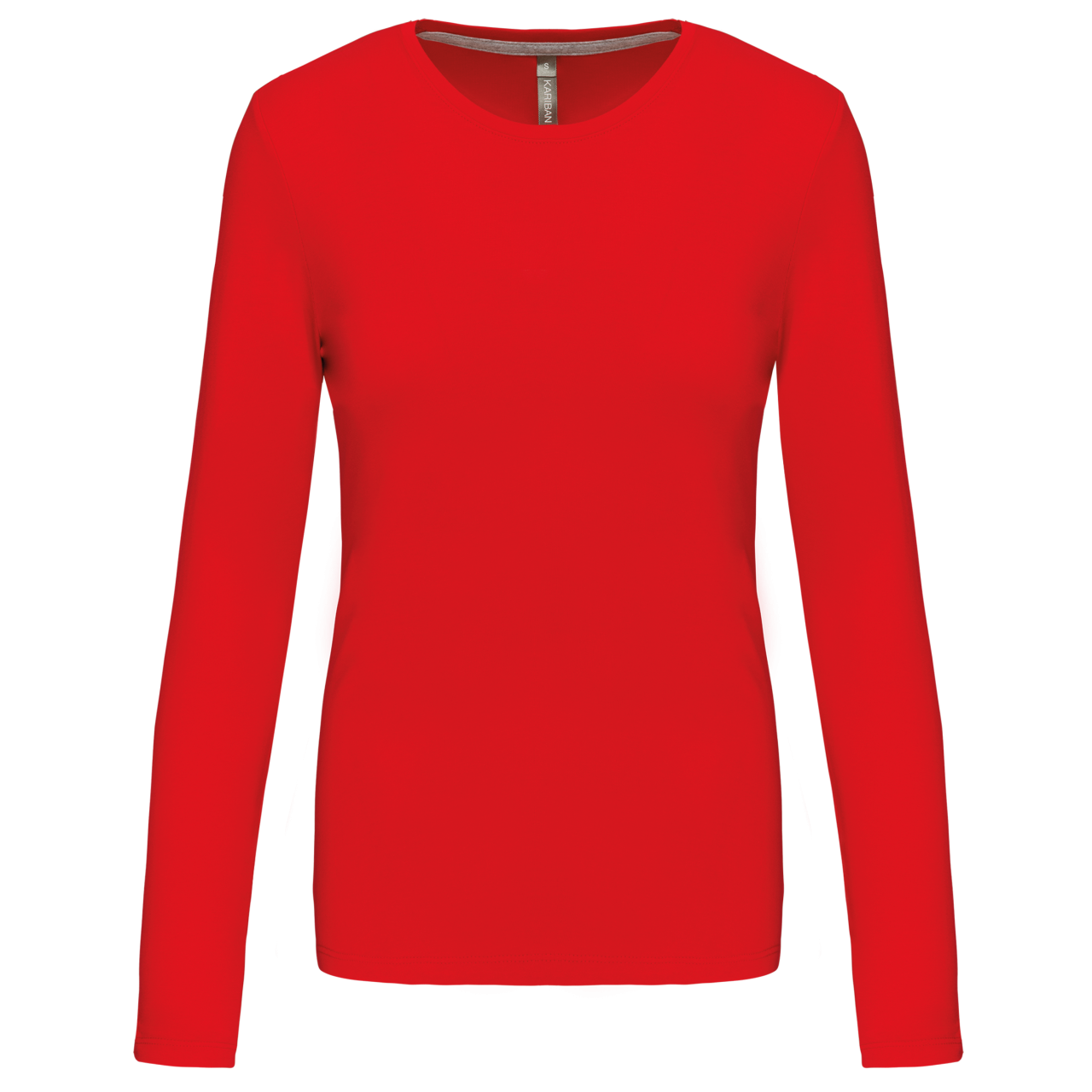 Kariban LADIES' LONG-SLEEVED CREW NECK T-SHIRT
