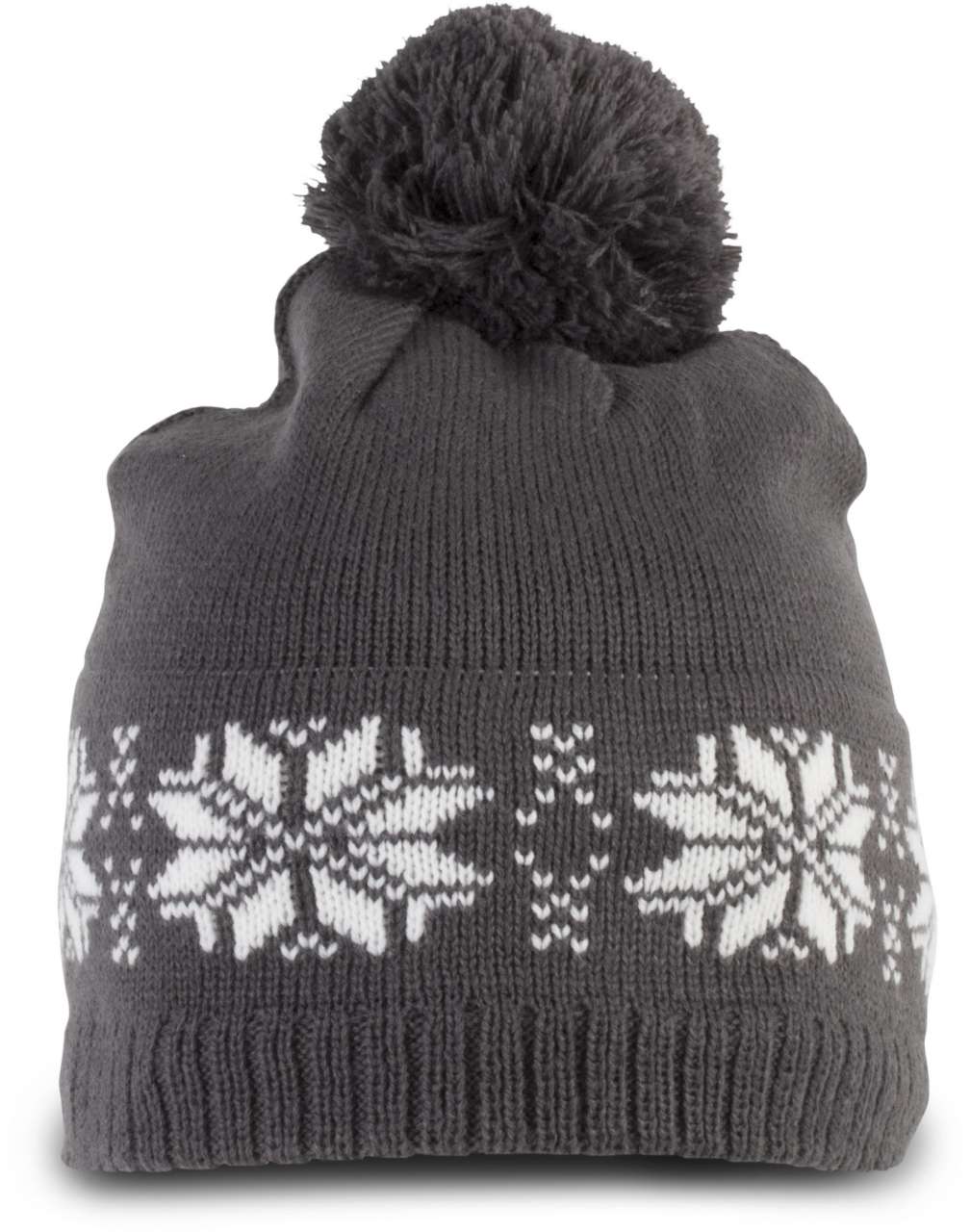 K-UP FAIR ISLE KNIT BEANIE