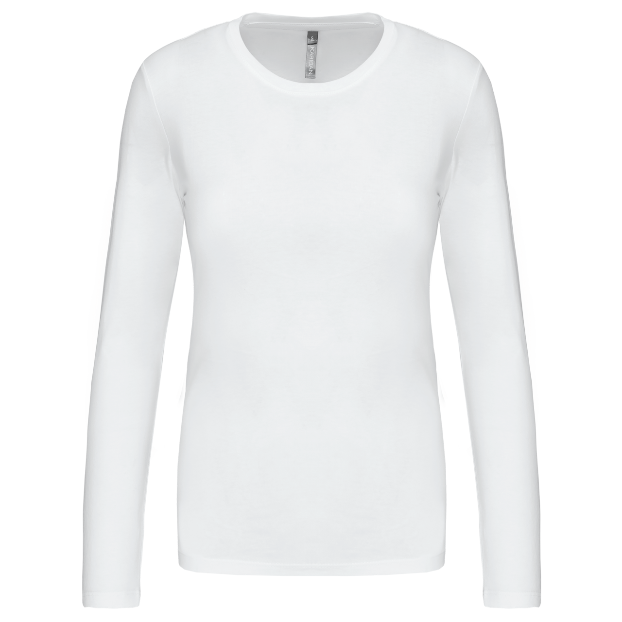 Kariban LADIES' LONG-SLEEVED CREW NECK T-SHIRT
