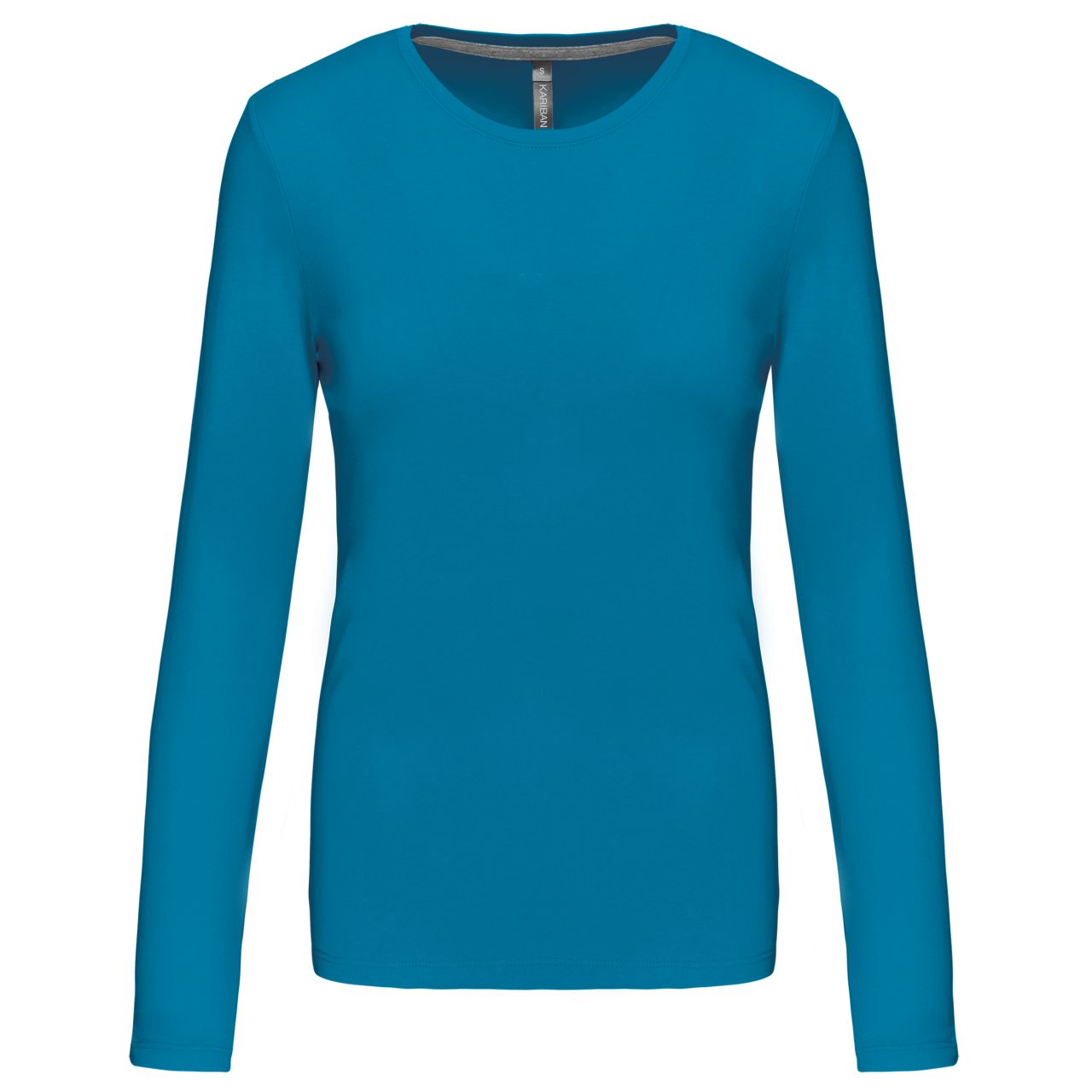 Kariban LADIES' LONG-SLEEVED CREW NECK T-SHIRT