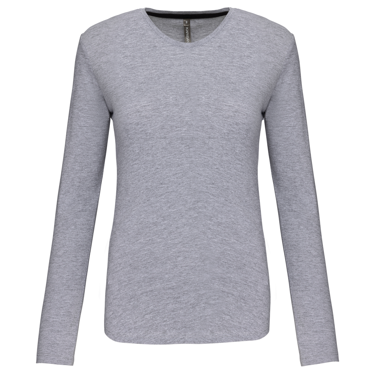 Kariban LADIES' LONG-SLEEVED CREW NECK T-SHIRT