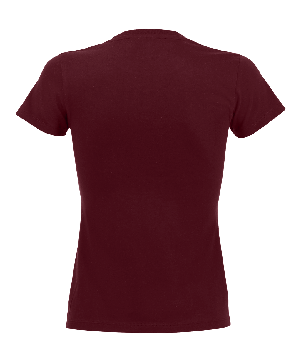 SOL'S SOL'S IMPERIAL WOMEN - ROUND COLLAR T-SHIRT - Burgundy